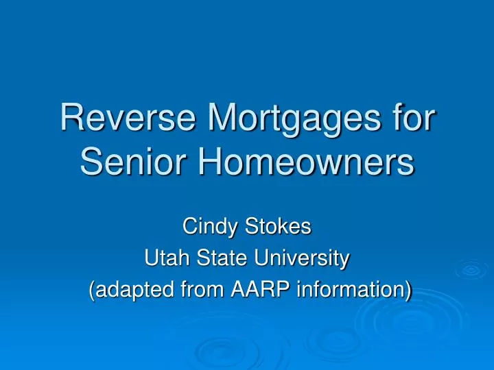 reverse mortgage scams seniors