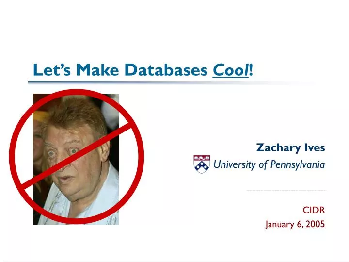 let s make databases cool n.