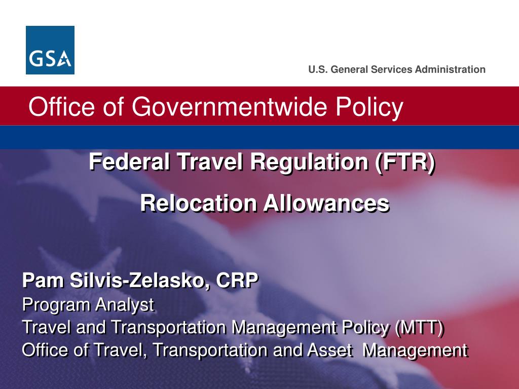 united states federal travel regulations