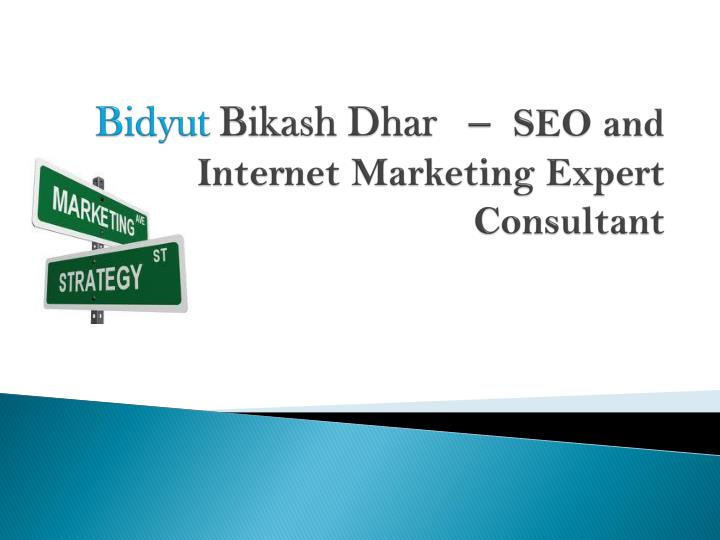 bidyut bikash dhar seo and internet marketing expert consultant n.