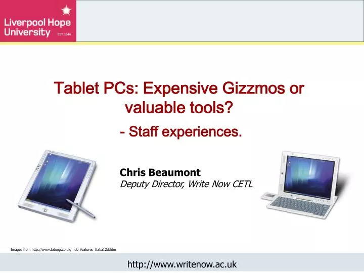 tablet pcs expensive gizzmos or valuable tools staff experiences n.