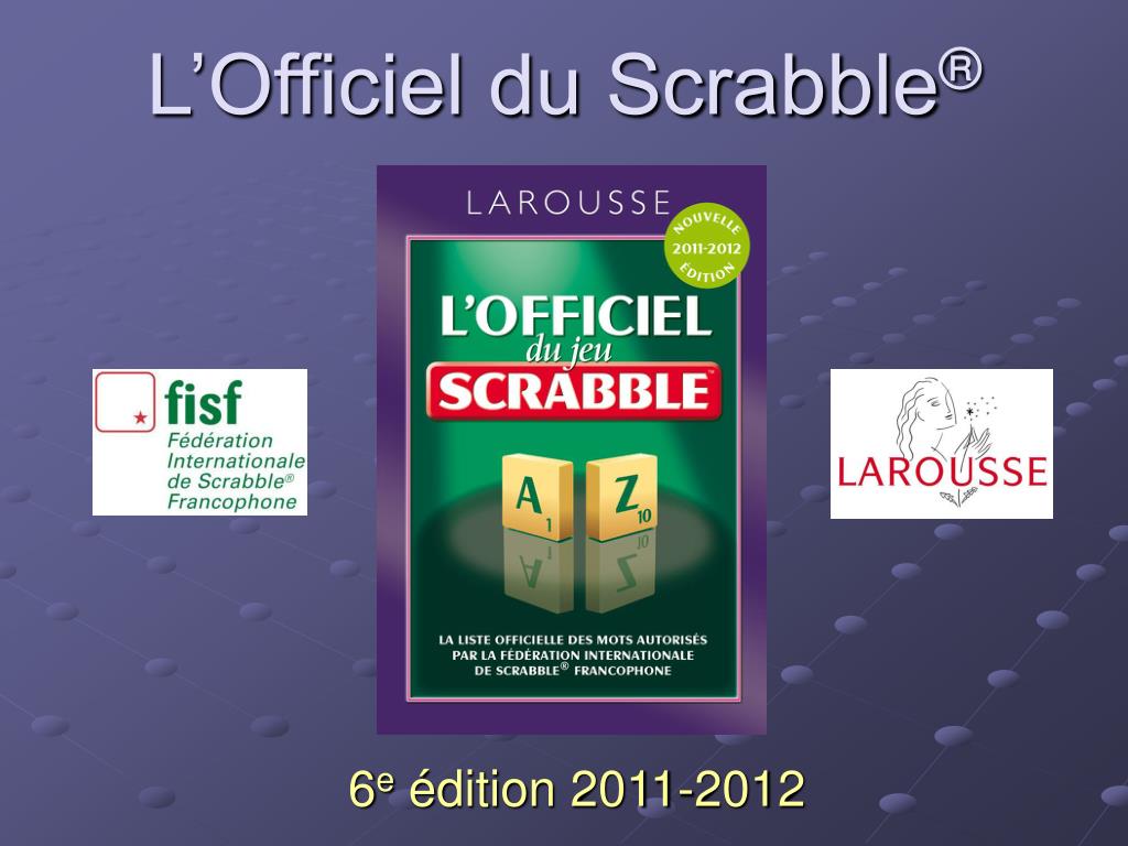 Dictionnaire du Scrabble en ligne - Vérifiez vos mots avec l'ODS 8