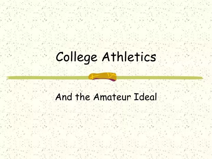 presentation college athletics