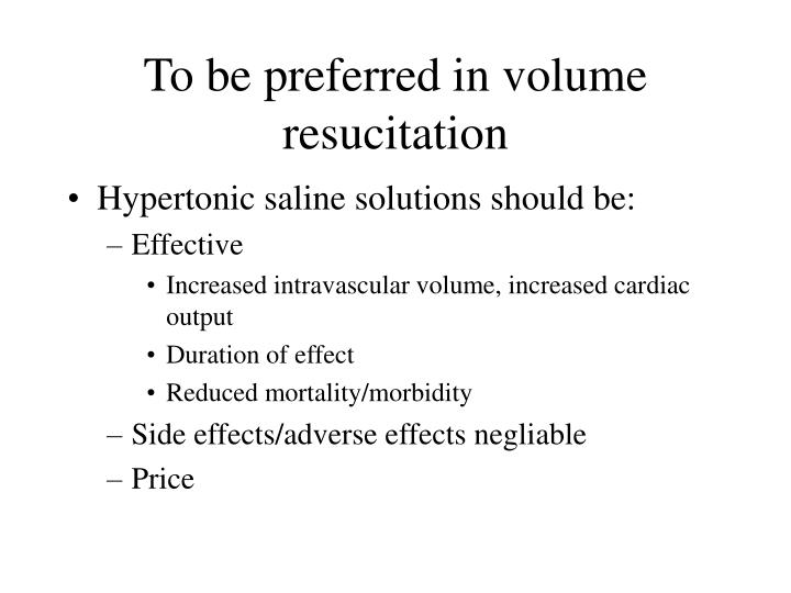 PPT - Treatment with hypertonic saline solutions PPT - Treatment with hypertonic saline solutions