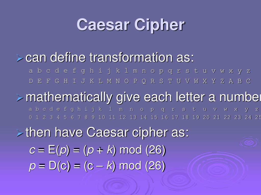 PPT - Cryptography and Network Security Chapter 2 Classical Encryption ...