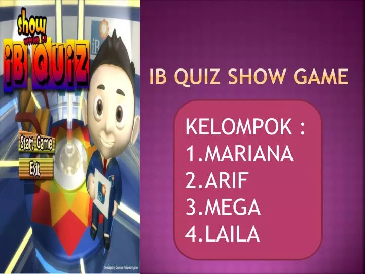 ib quiz show game n.