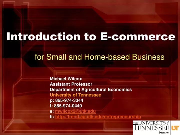 introduction to e commerce n.