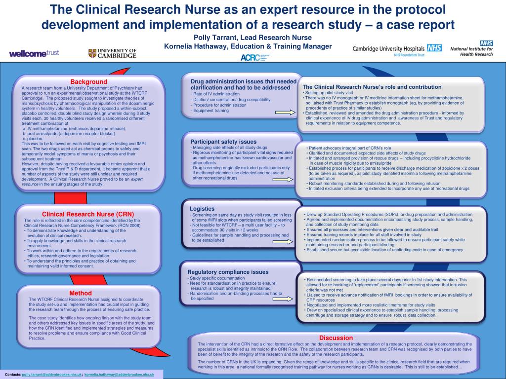 PPT - The Clinical Research Nurse as an expert resource in the protocol ...