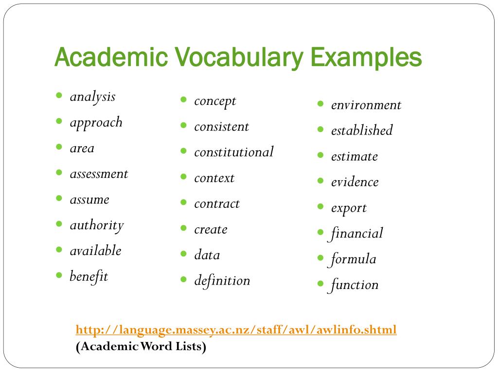 The academic term. Academic Vocabulary. Vocabulary пример. Academic Vocabulary examples. Academic language пример.