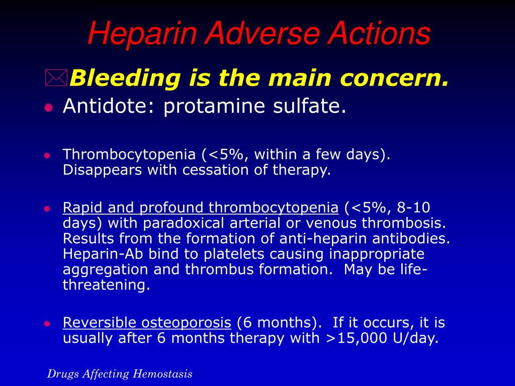 antidote for heparin overdos antidote for heparin overdos