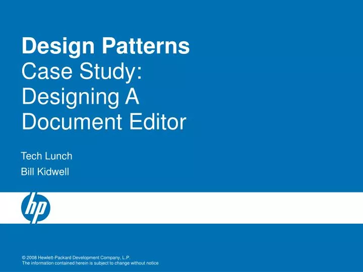 design patterns case study designing a document editor n.
