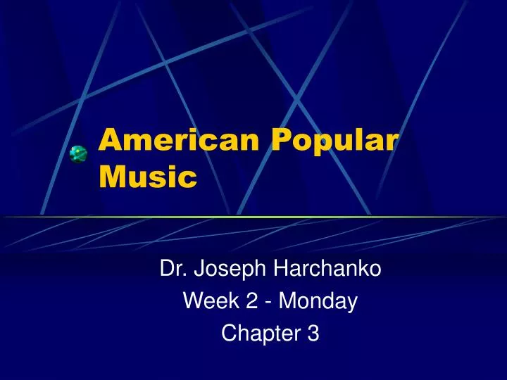 american popular music n.