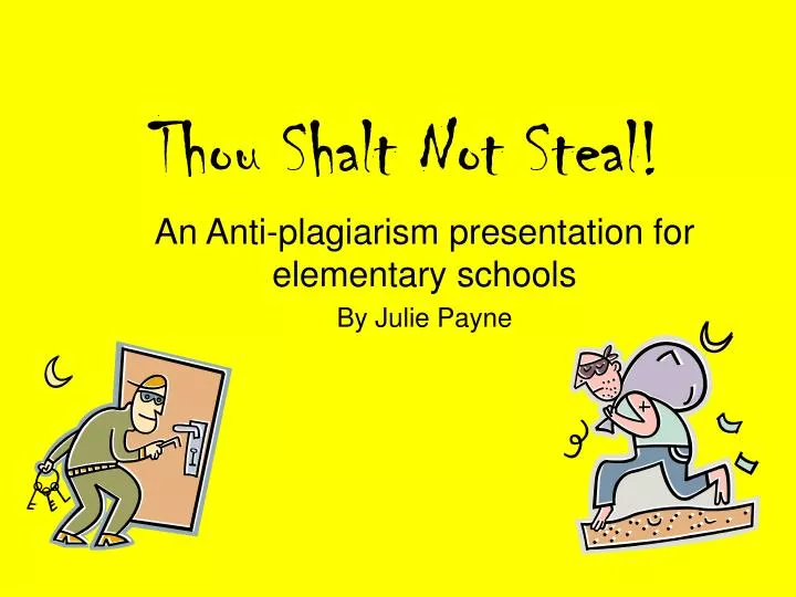thou shalt not steal n.