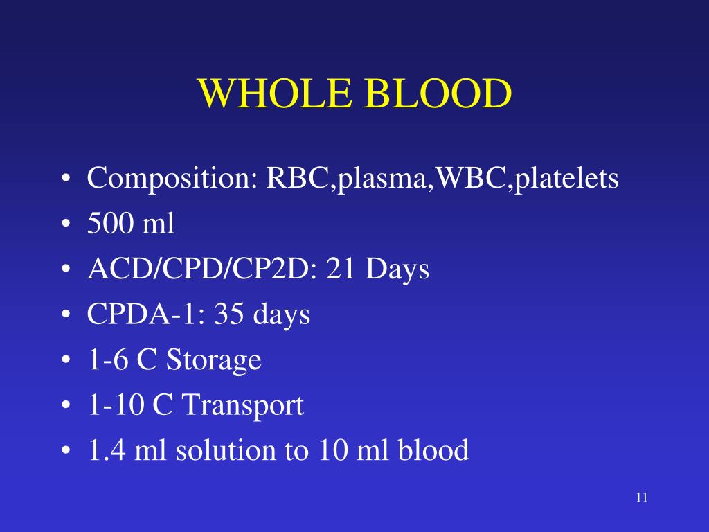 PPT - Transfusion Therapy and Blood Components ...