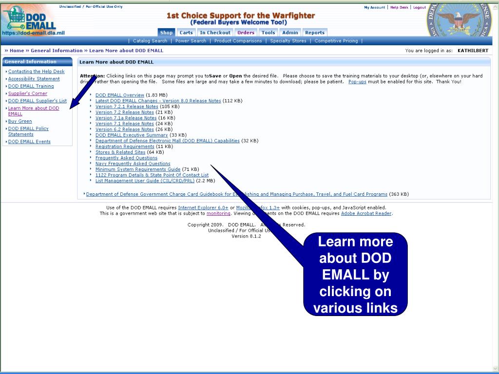 Ppt Defense Logistics Information Service Powerpoint