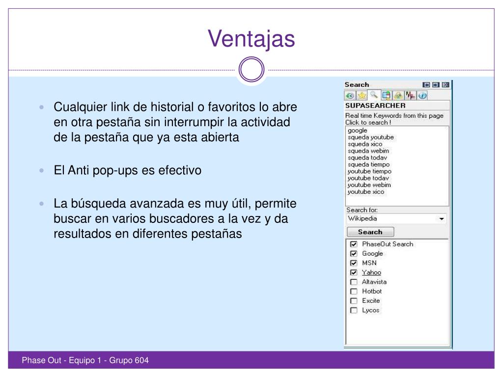 Desventajas y ventajas yahoo de VENTAJAS y
