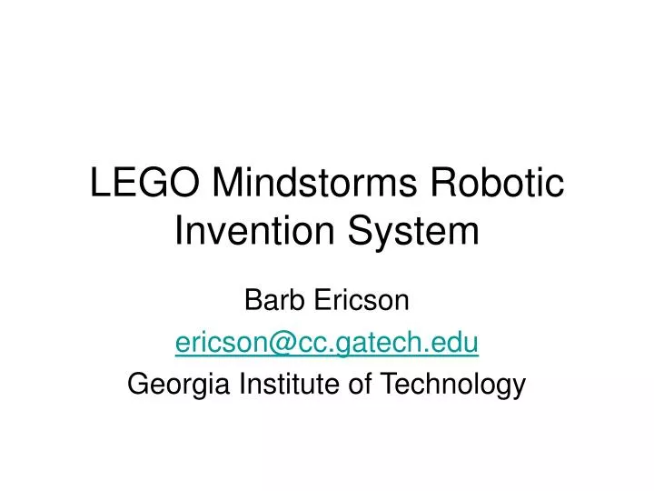 lego mindstorms robotic invention system n.