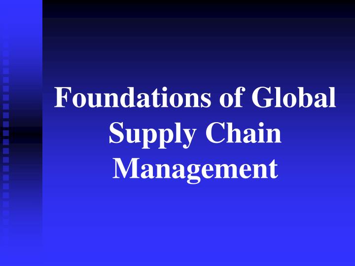 msc in global supply chain management city university of london