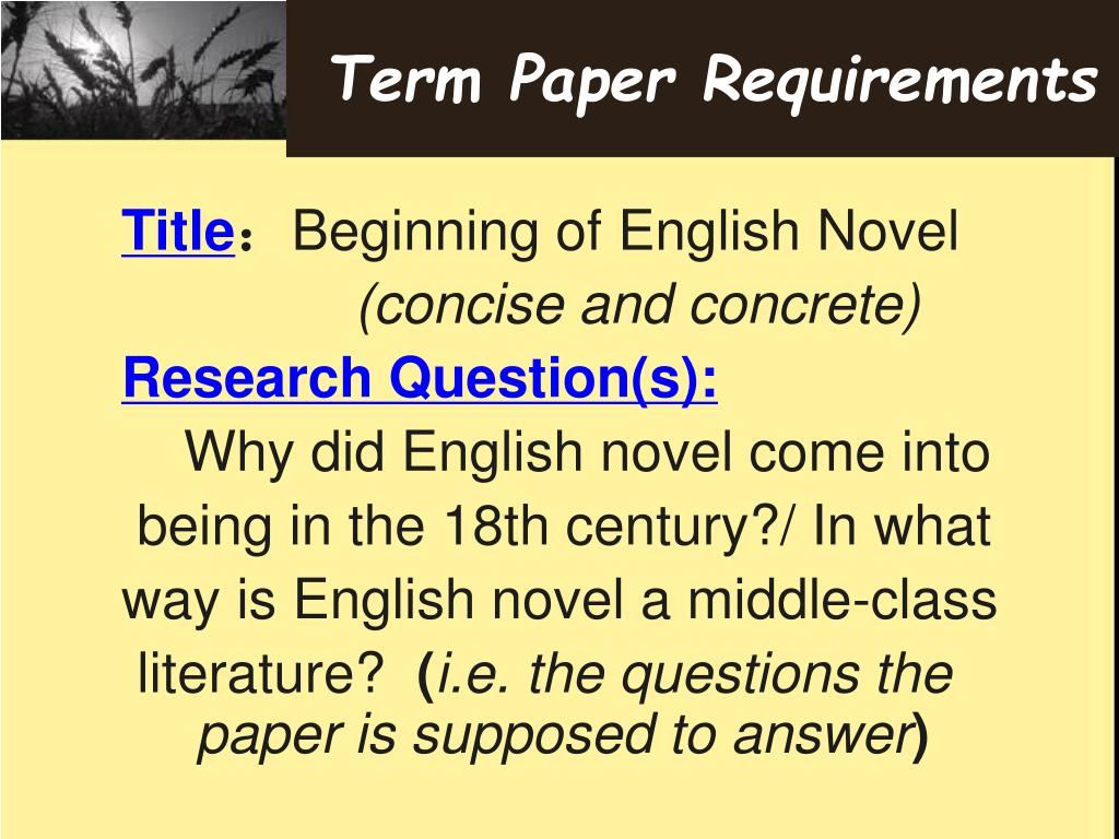 british literature research paper topics