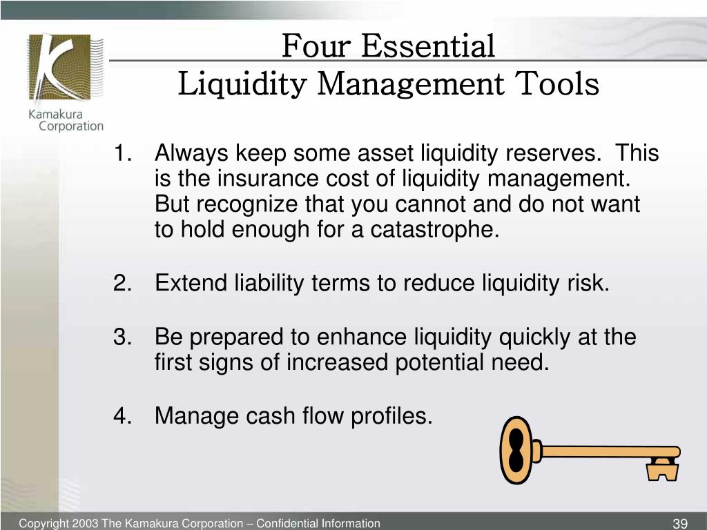 liquidity management thesis