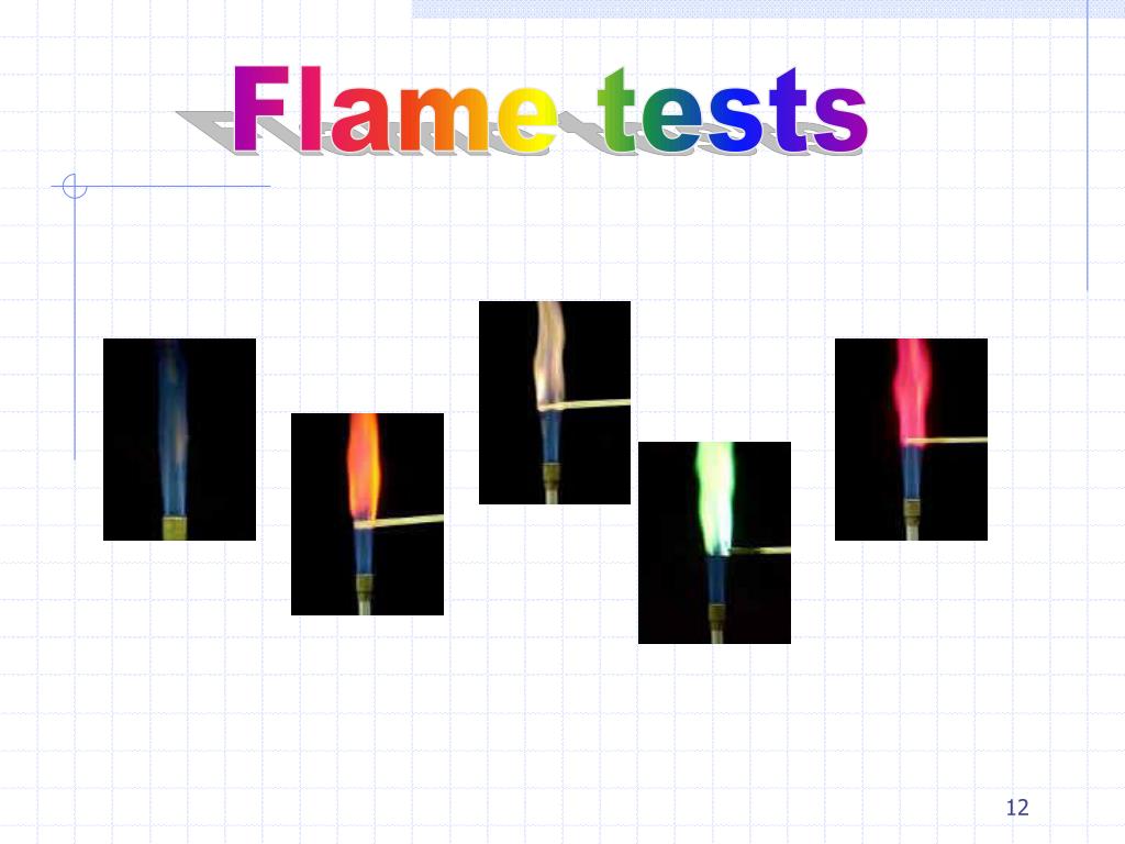 PPT Flame tests PowerPoint Presentation, free download ID388595