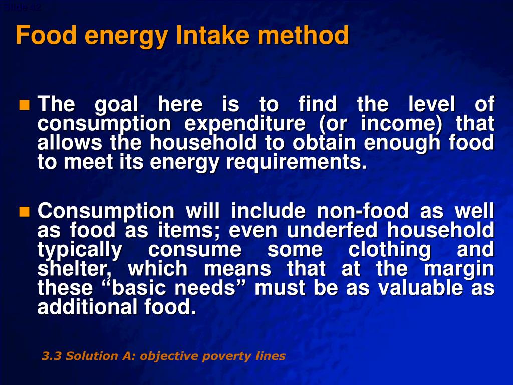 PPT Poverty Lines Celia M. Reyes Introduction to Poverty Analysis NAI