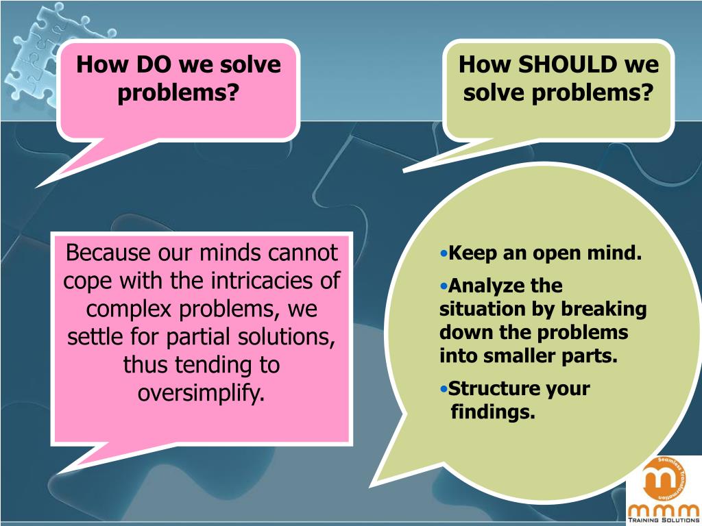 creative problem solving training ppt