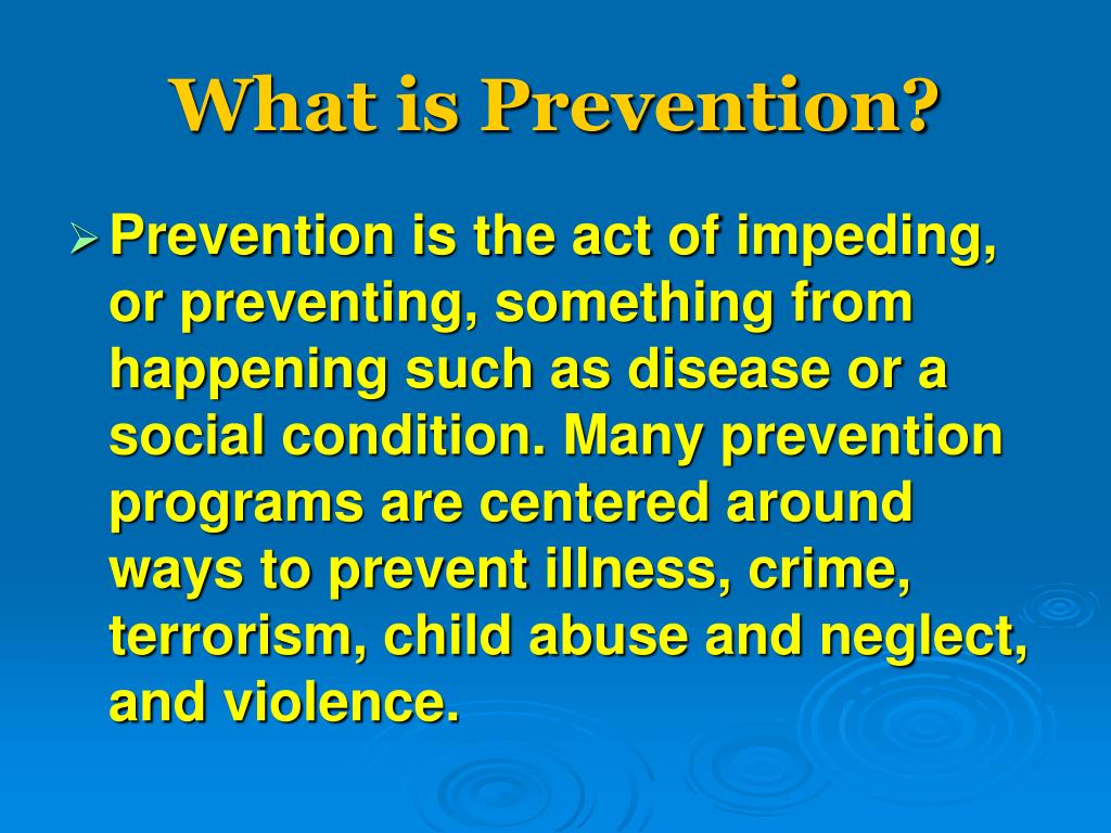 Ppt Prevention Powerpoint Presentation Free Download Id389201