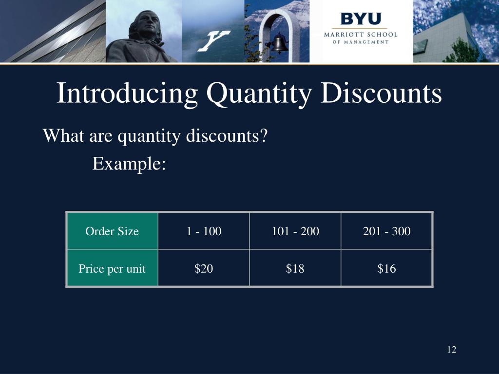 PPT Economic Order Quantity EOQ With Quantity Discounts PowerPoint 