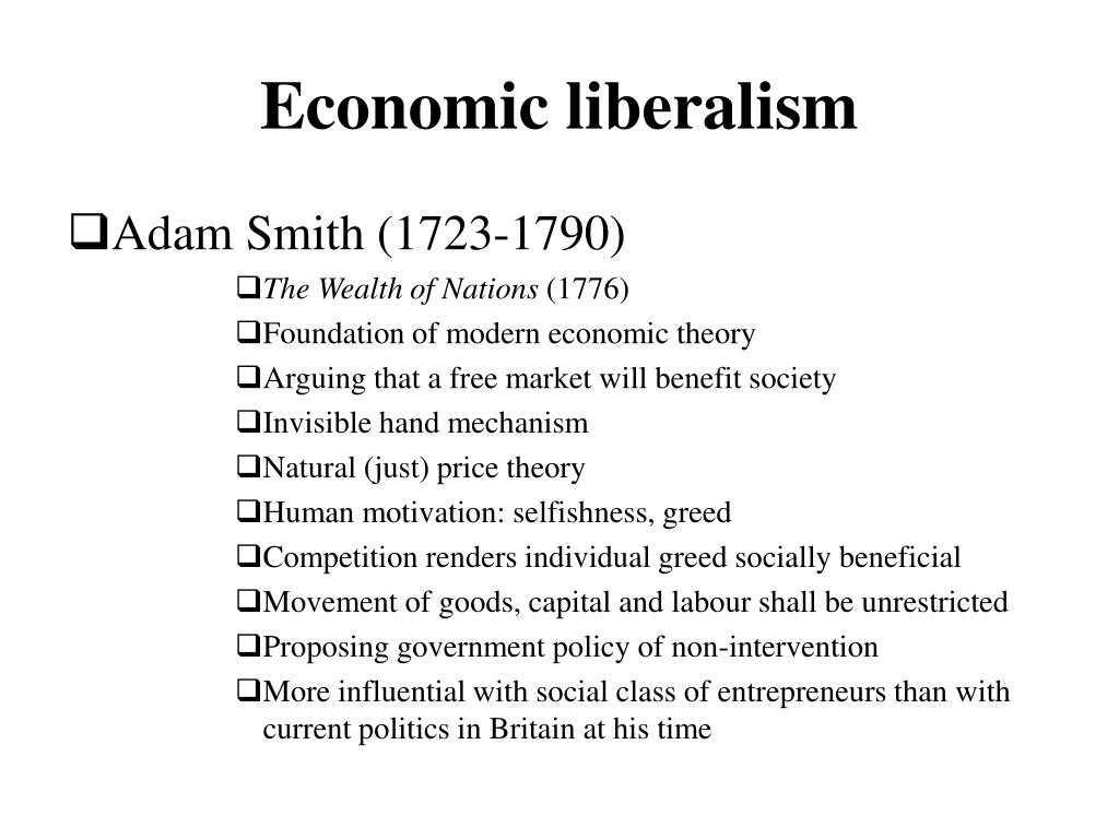 economic liberalism essay
