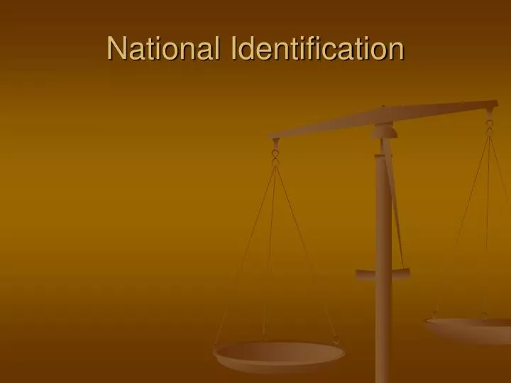 national identification n.