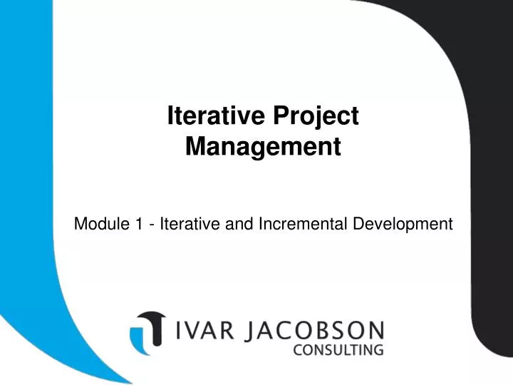 iterative project management n.