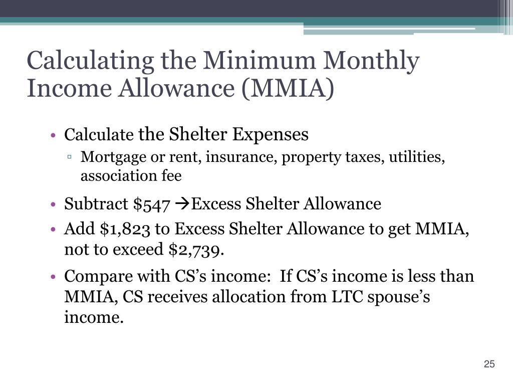 Medicaid 101 Part 7 Spousal Monthly Allowance