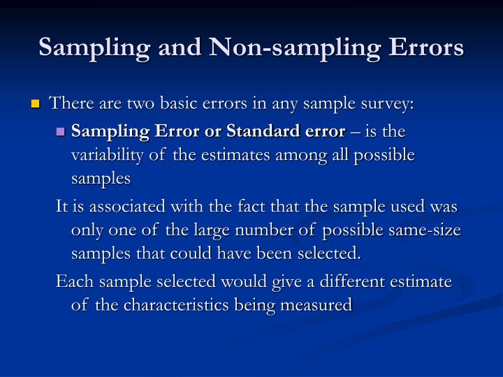 Ppt issues in sampling and sample design a managerial perspective