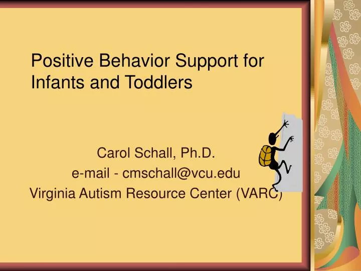 positive behavior support for infants and toddlers n.