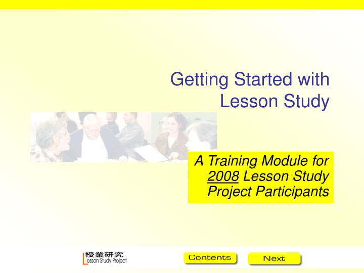 getting started with lesson study n.