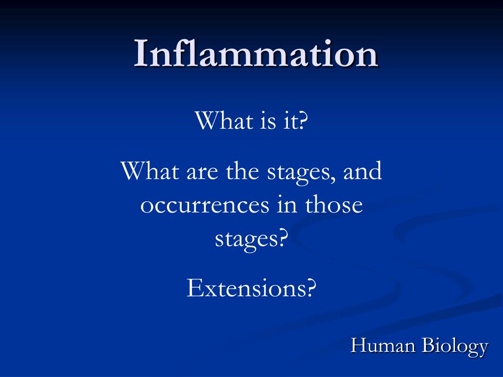 inflammation seminar presentation pdf