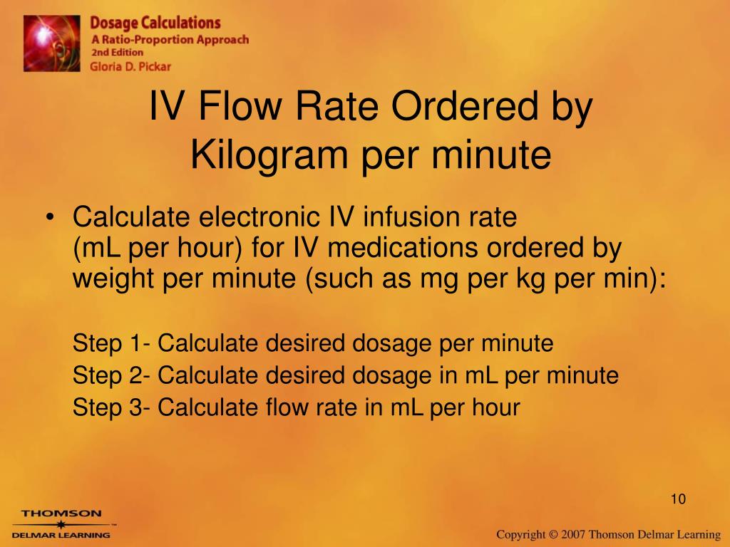 PPT - Advanced Adult Intravenous Calculations PowerPoint Presentation ...
