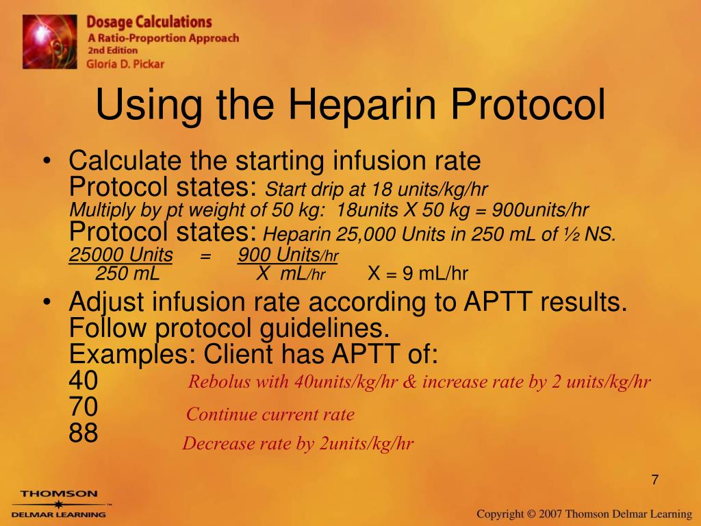 Starting rate. APTT Protocol Heparin. Dosage кафе. Dosage перевод. Heparins dosage.