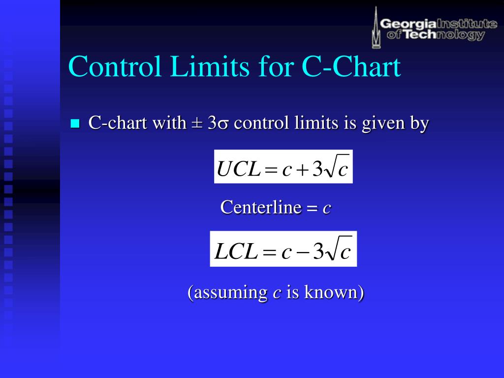 C Chart Control