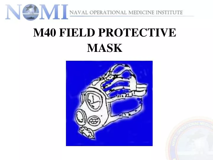 m40 field protective mask n.