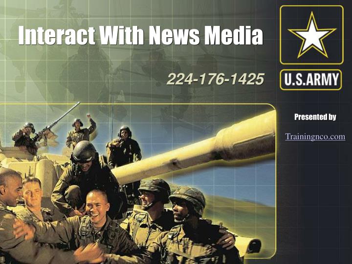 interact with news media n.
