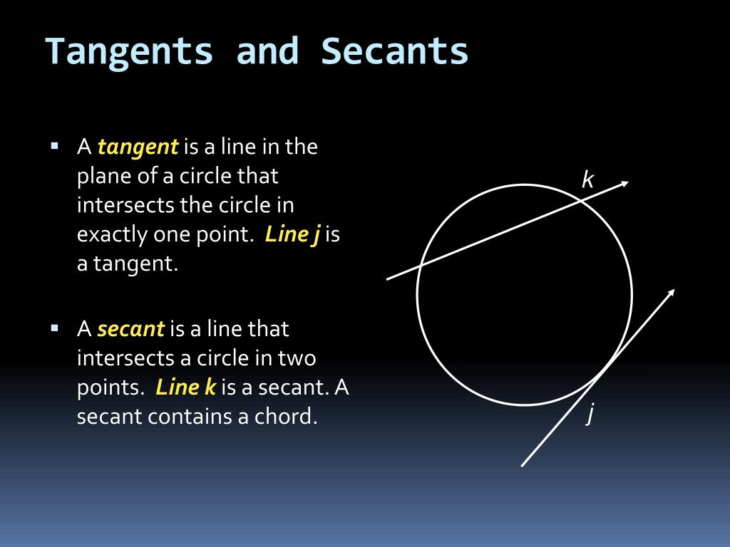 PPT - 10.5 Tangents & Secants PowerPoint Presentation, free download ...