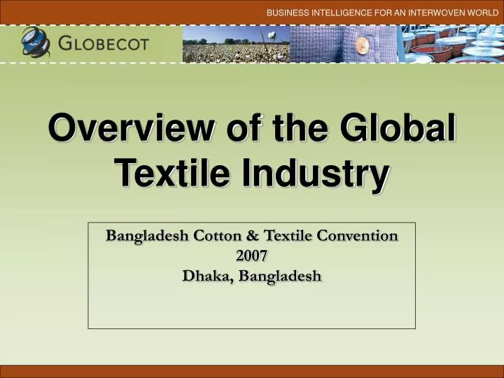 An Overview Of Textile Industry And Textile Manufacturing Processes Riset