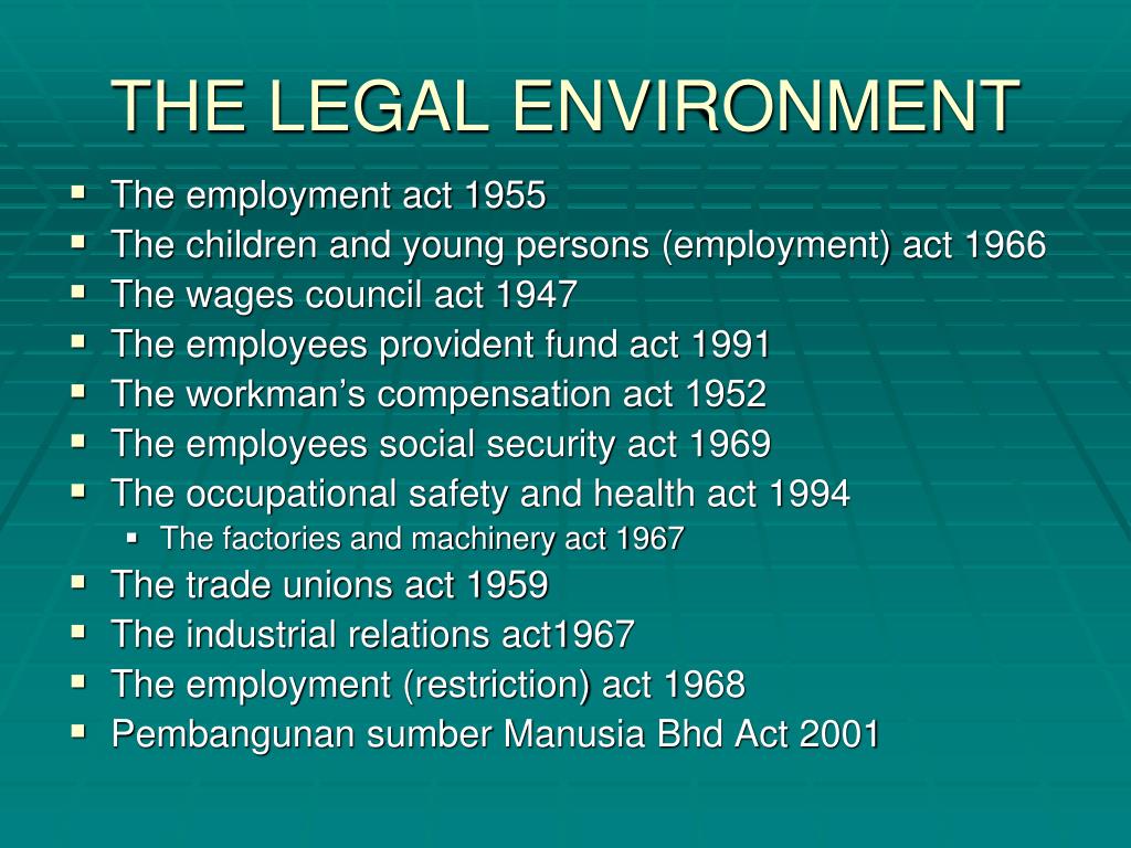 PPT - THE MALAYSIAN LEGAL ENVIRONMENT PowerPoint Presentation, free