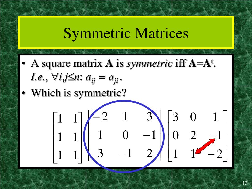 PPT - Matrices PowerPoint Presentation, free download - ID:398350