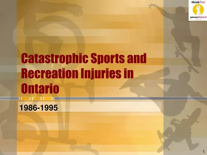catastrophic sports and recreation injuries in ontario n.