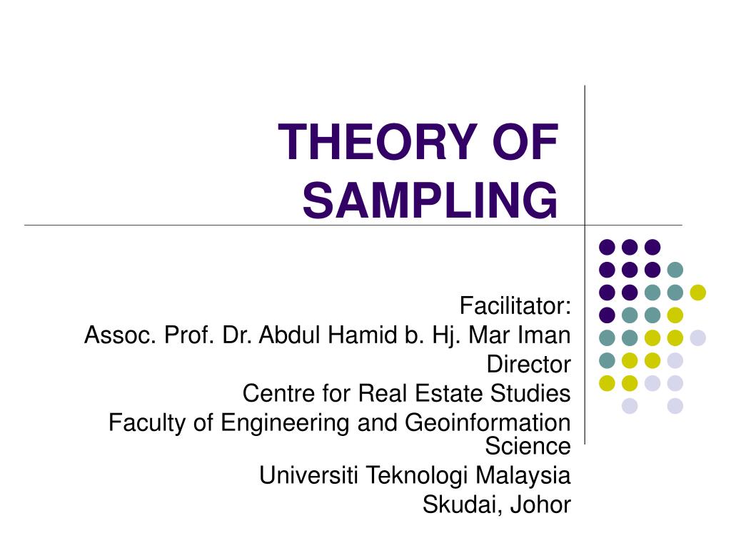 PPT - THEORY OF SAMPLING PowerPoint Presentation, free download - ID:399257