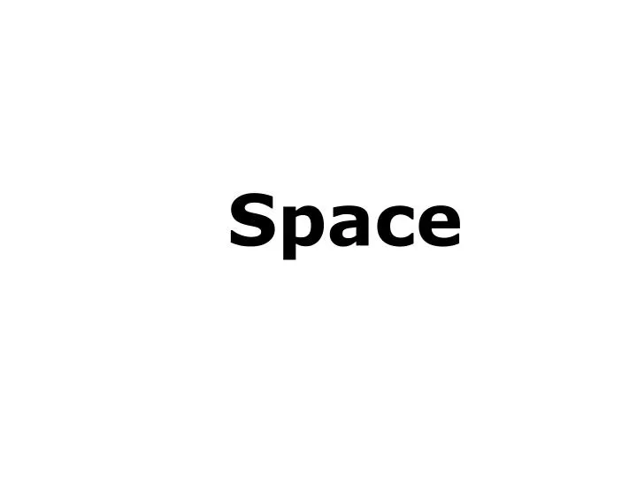 space n.