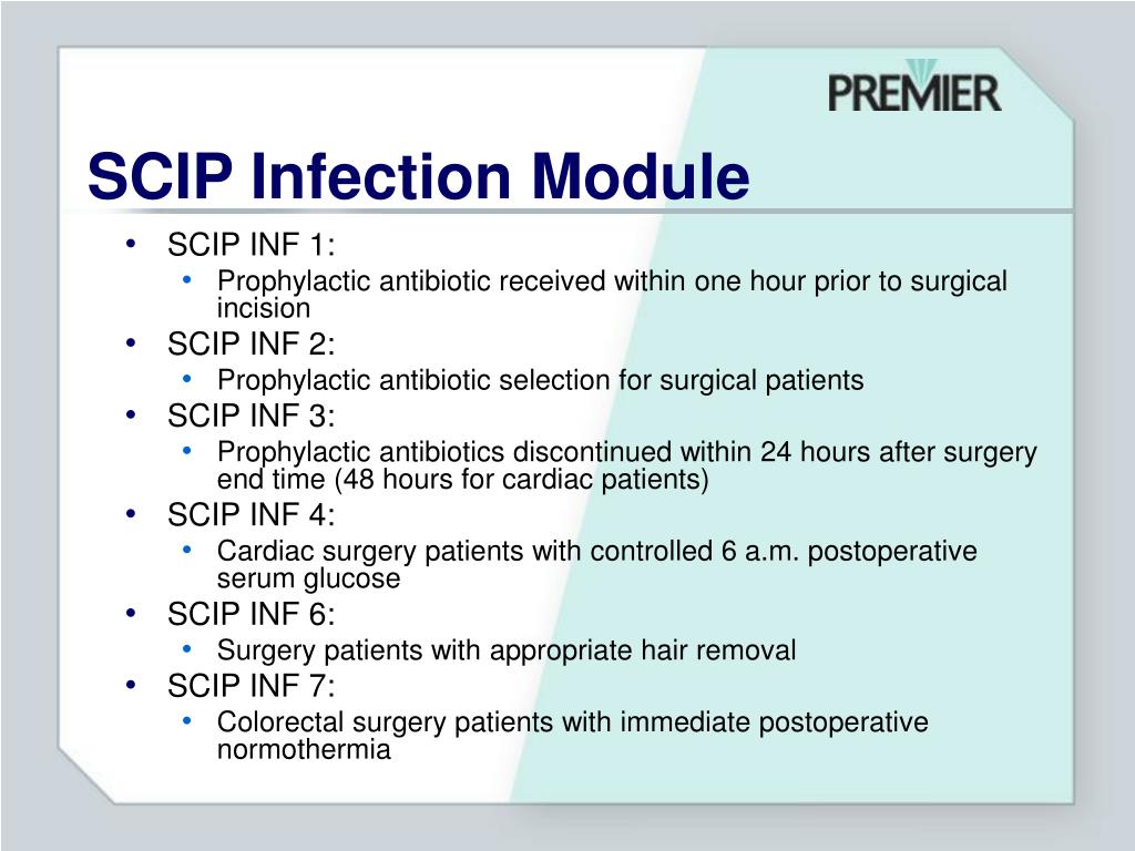 PPT SCIP Surgical Care Improvement Project A National Quality